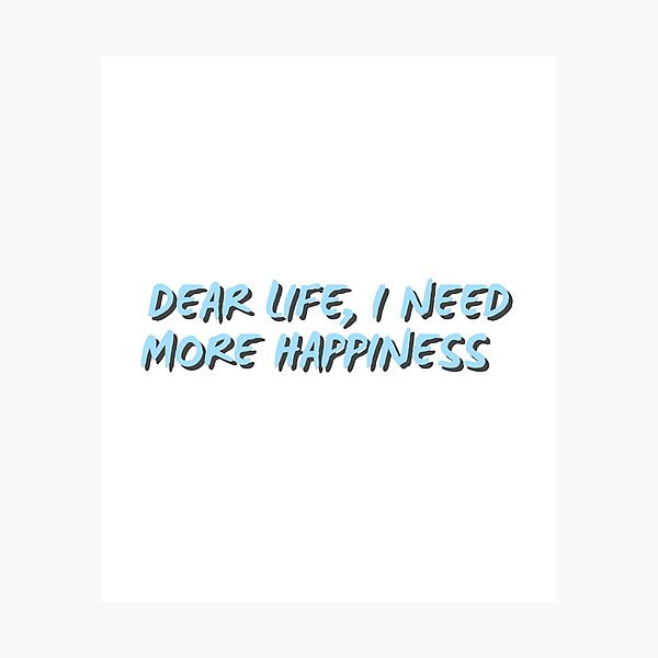 Item preview, i need happiness designed and sold by Beeroclock.