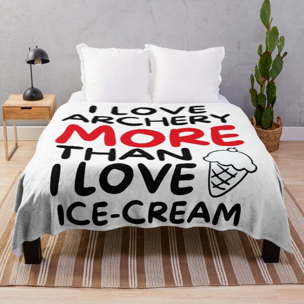 Item preview, I love archery more than I love ice-cream designed and sold by TheGreenGoat.