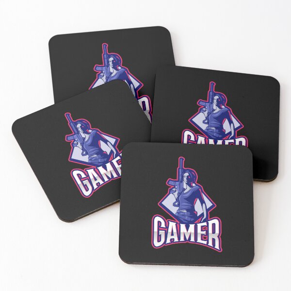 Item preview, Gamer with Bold Female Shooter designed and sold by PRIVARSHU.