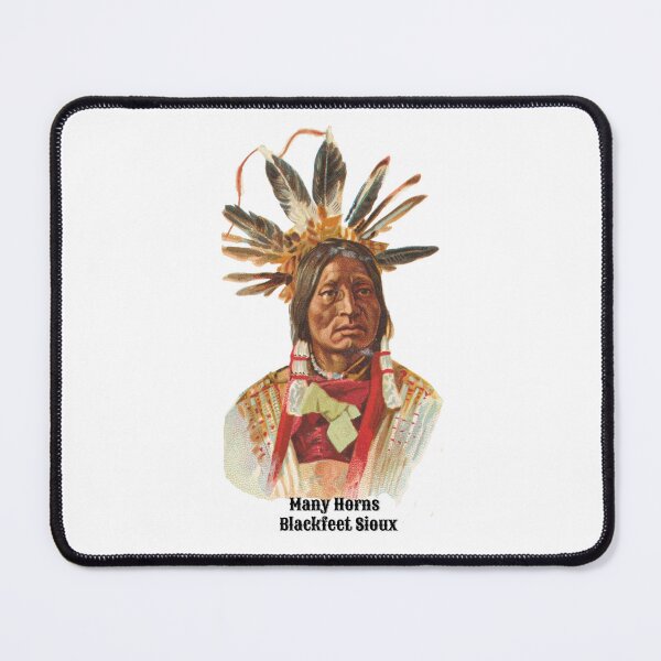 Item preview, Many Horns Blackfeet Sioux by heringa designed and sold by heringa.