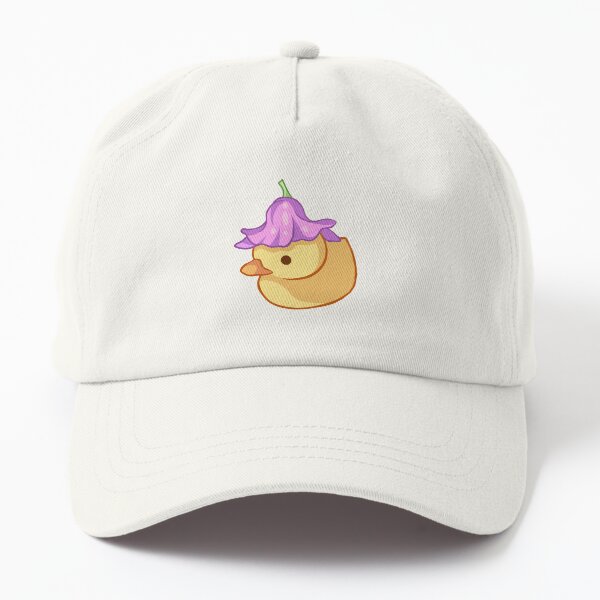 Aperçu de l'œuvre Canard mignon portant une fleur Sticker créée et vendue par 10six.