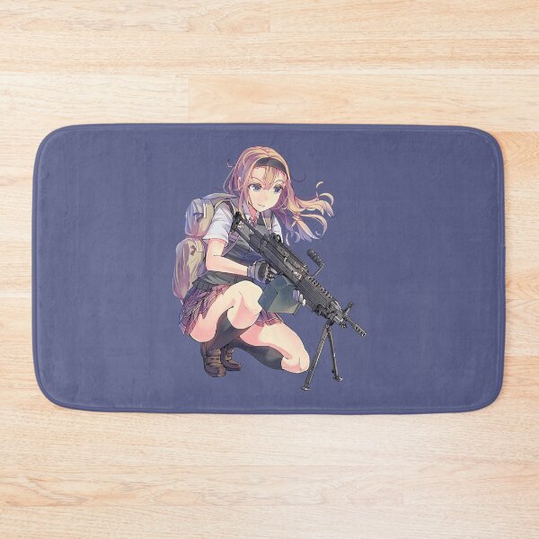 Item preview, Anime girl with gun                 designed and sold by Topssimo.