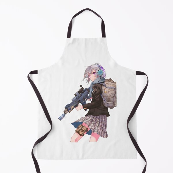 Item preview, Anime girl with gun design cool designed and sold by Topssimo.