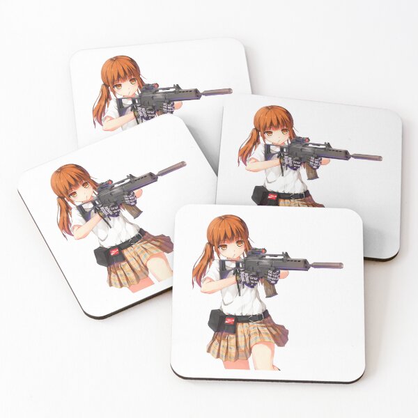 Item preview, Anime girl with gun design cool      designed and sold by Topssimo.