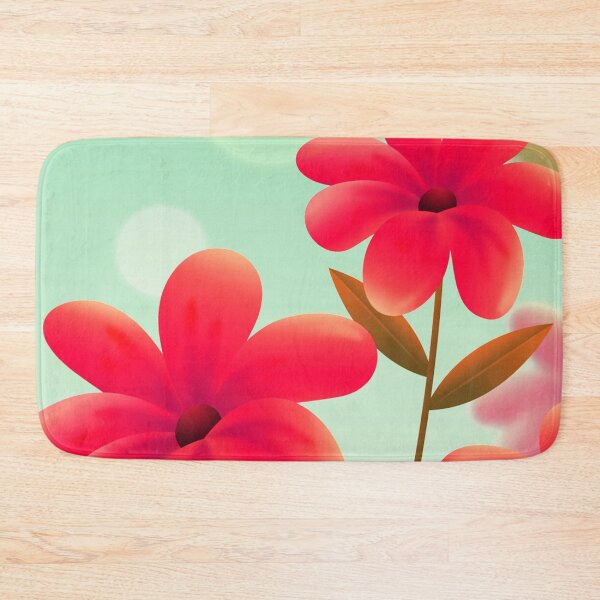 Item preview, Flowers Art REd light green  designed and sold by Tshirtstory.