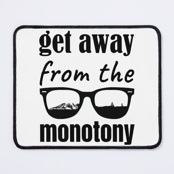 Item preview, get away from the monotony t-shirt funny glasses designed and sold by quickkaart.