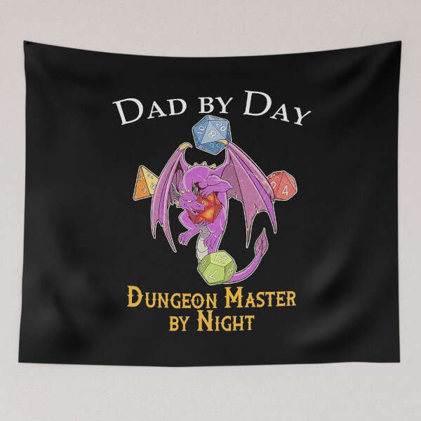 Item preview, Dad By Day Tabletop Gift Fathers Day Dice RPG designed and sold by BernardMurray.