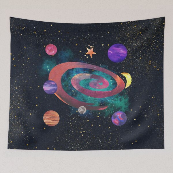 Item preview, Space Planets Universe designed and sold by Webby-Creations.