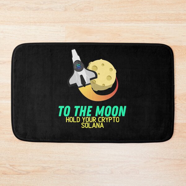 Item preview, To the moon hold your Solana crypto  designed and sold by WaguinhoTex.