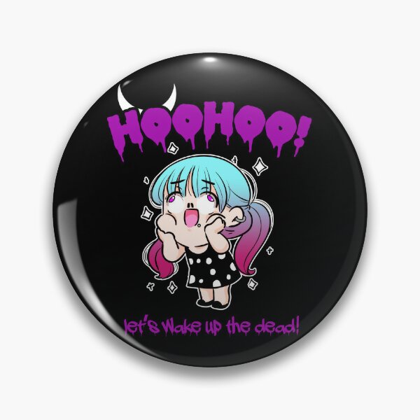 Stay Weird Pastel Goth - Creepy Cute Girl / pink background Pin for Sale  by Ikaroots