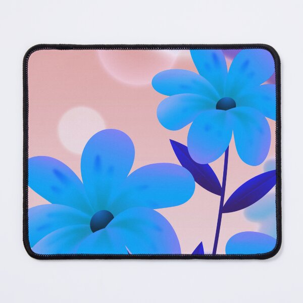 Item preview, Flowers Art Aqua Blue  designed and sold by Tshirtstory.