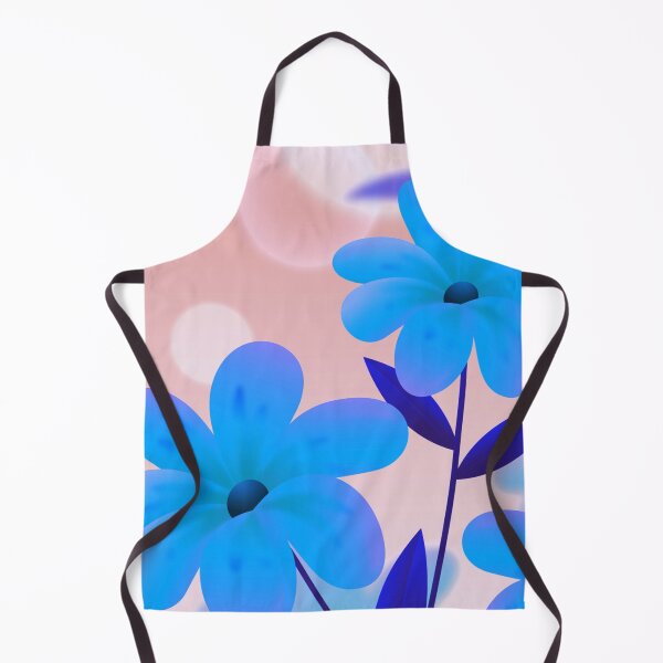 Item preview, Flowers Art Aqua Blue  designed and sold by Tshirtstory.