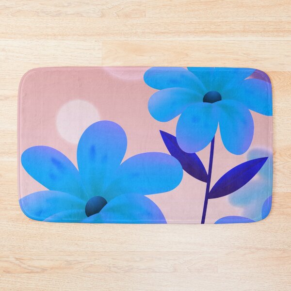 Item preview, Flowers Art Aqua Blue  designed and sold by Tshirtstory.