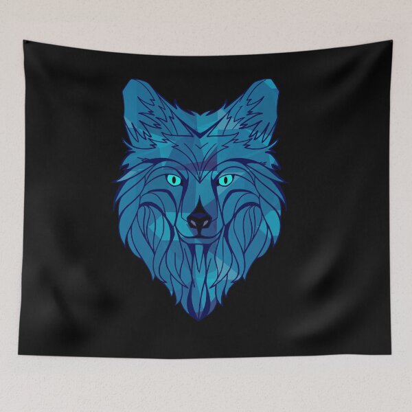 Item preview, Blue Poly Wolf designed and sold by Trace1234.