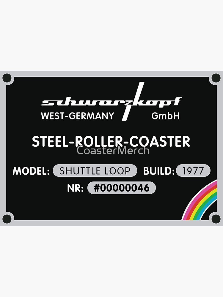 Manufactured by Schwarzkopf Sign by CoasterMerch