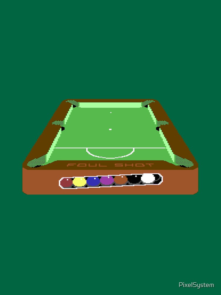 "Pool, Foul Shot" Tshirt by PixelSystem Redbubble