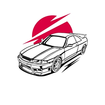 Artwork thumbnail,  I LOVE MY R33 by Racingdecals