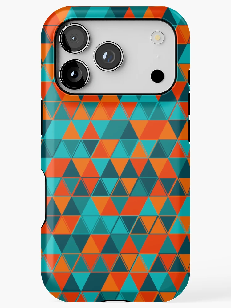 Thumbnail 1 of 4, iPhone Case, Triangles 21 designed and sold by genpythonart.