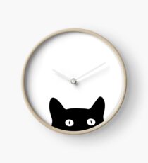 Sneaky Cat Clock