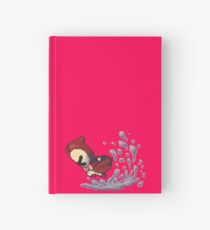 Bernard se dépêche à travers une flaque d'eau Carnet cartonné