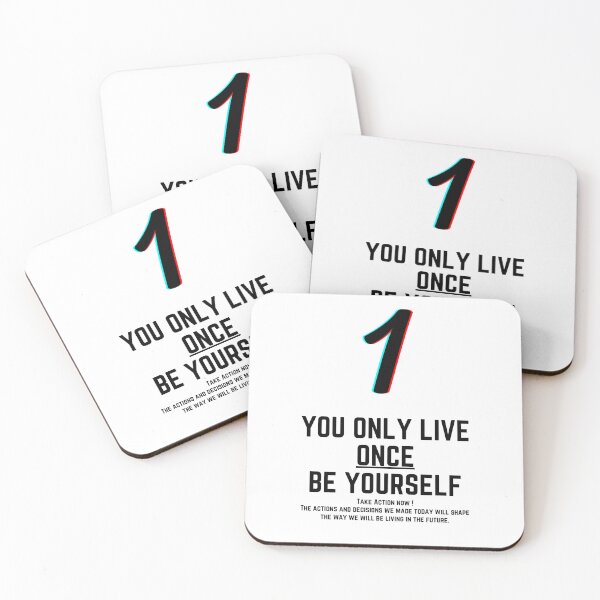 Item preview, 1 you only live once be yourself  designed and sold by thatoldguy.