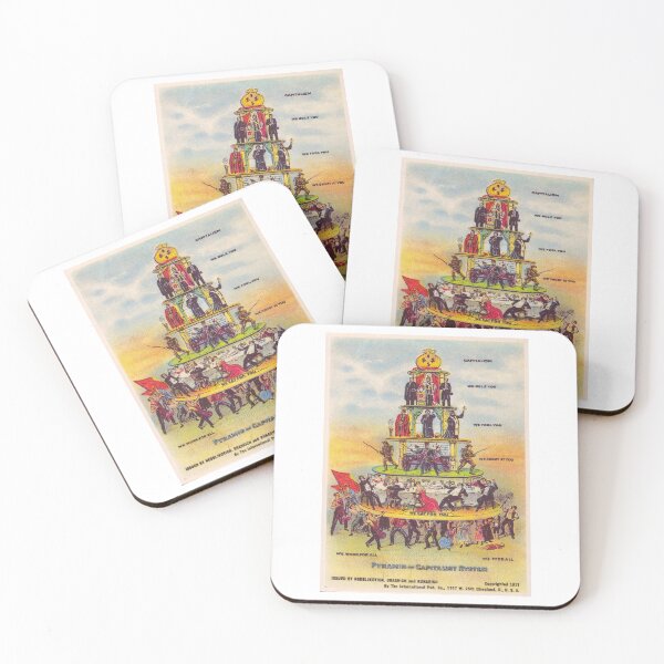 Item preview, Pyramid of Capitalist System Anti Capitalism Propaganda 1911 IWW designed and sold by fomodesigns.