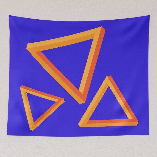 Item preview, Impossible Triangle Drawing - Impossible Triangles designed and sold by jacnotjac.