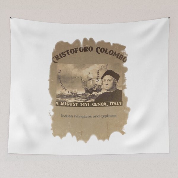 Item preview, Cristoforo Colombo Art design T-Shirt designed and sold by The best online style shop.