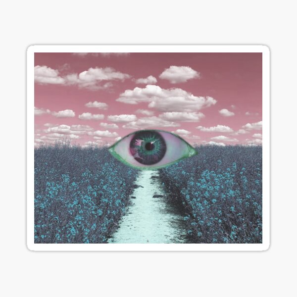 eyes eye eyeart weirdcore dreamcore sticker by @softpinnk