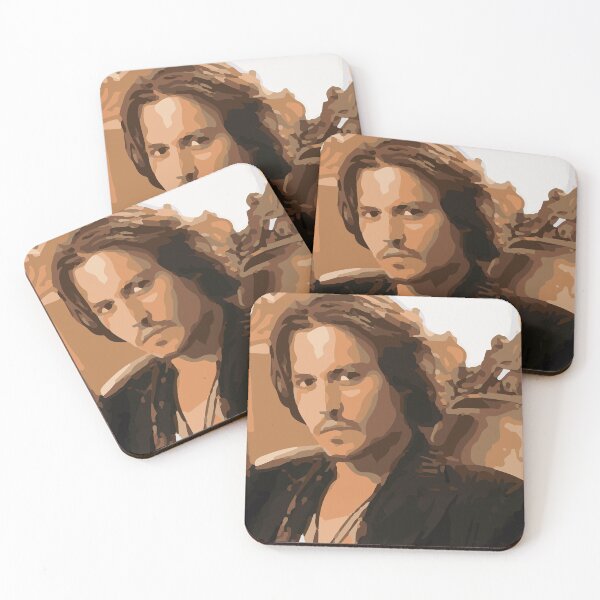 Item preview, Johnny Depp Throw Pillow designed and sold by ibrahhim.