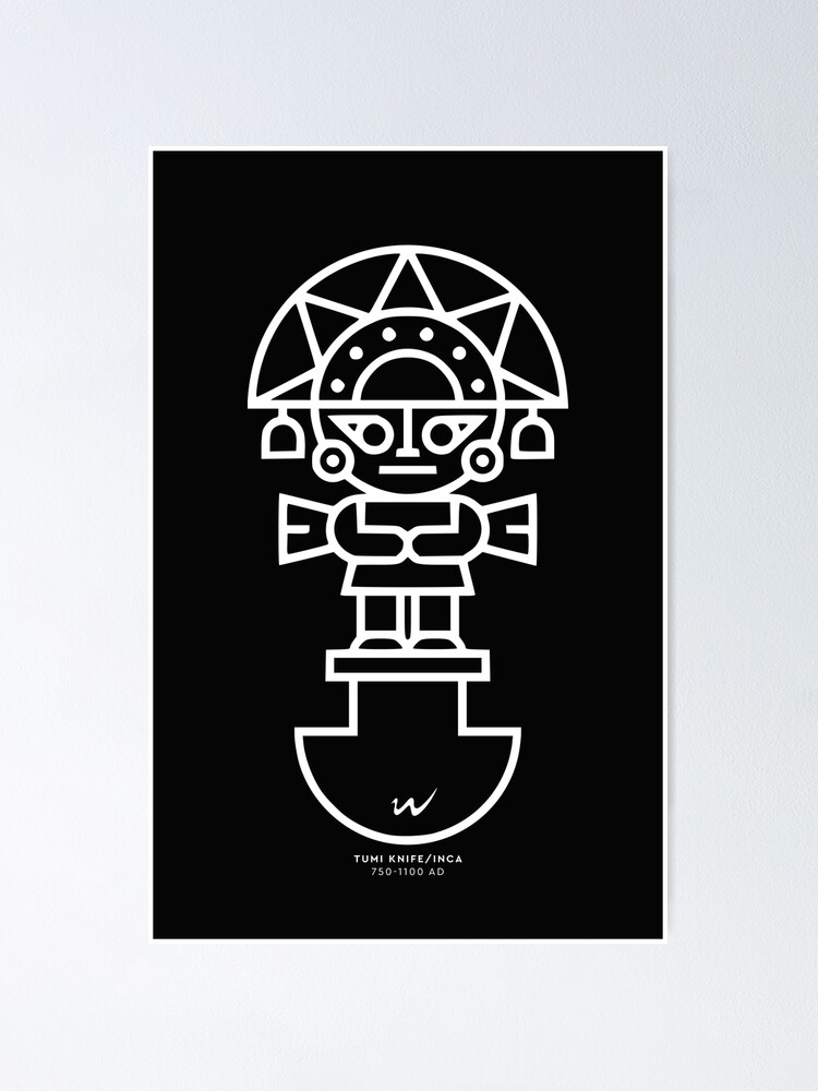 Tumi Knife - Inca  Poster for Sale by wonderblue