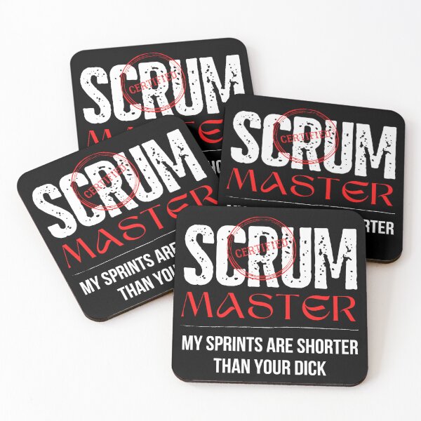 Item preview, Certified SCRUM Master. My Sprints are shorter than your dick designed and sold by trendingatees.