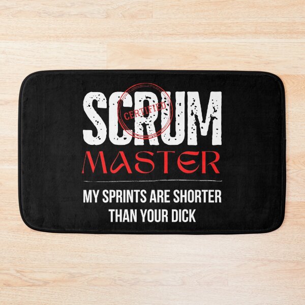 Item preview, Certified SCRUM Master. My Sprints are shorter than your dick designed and sold by trendingatees.