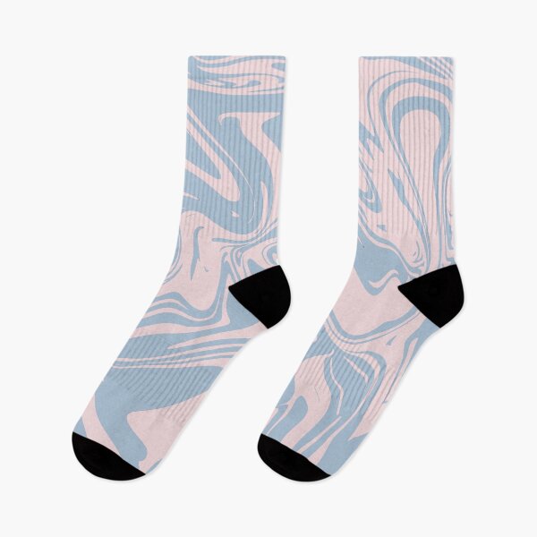 Item preview, Sweet pastel swirls marble blue and pink cream designed and sold by lucybrownlane.