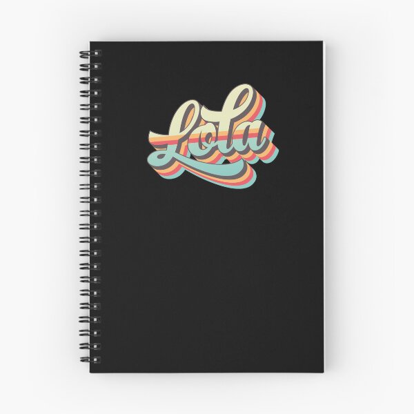 Item preview, Lola name - cool 70s retro font surf style design designed and sold by NameTheory.
