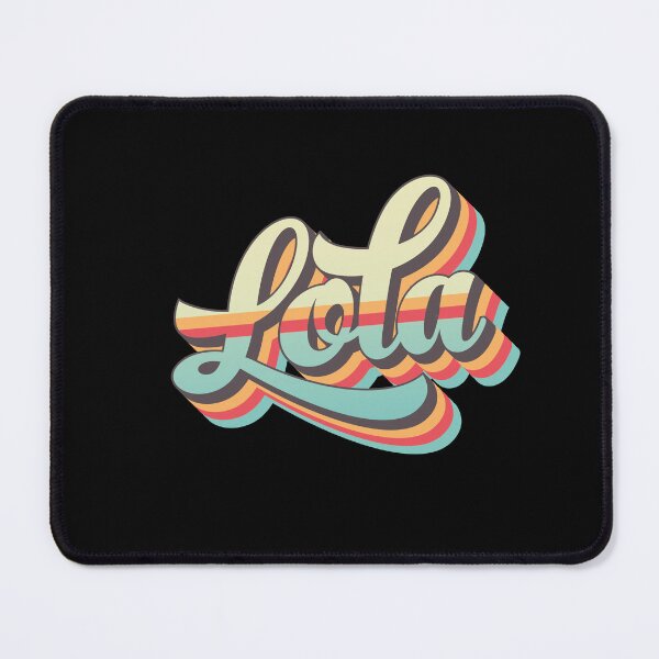 Item preview, Lola name - cool 70s retro font surf style design designed and sold by NameTheory.