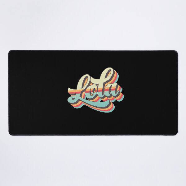 Item preview, Lola name - cool 70s retro font surf style design designed and sold by NameTheory.