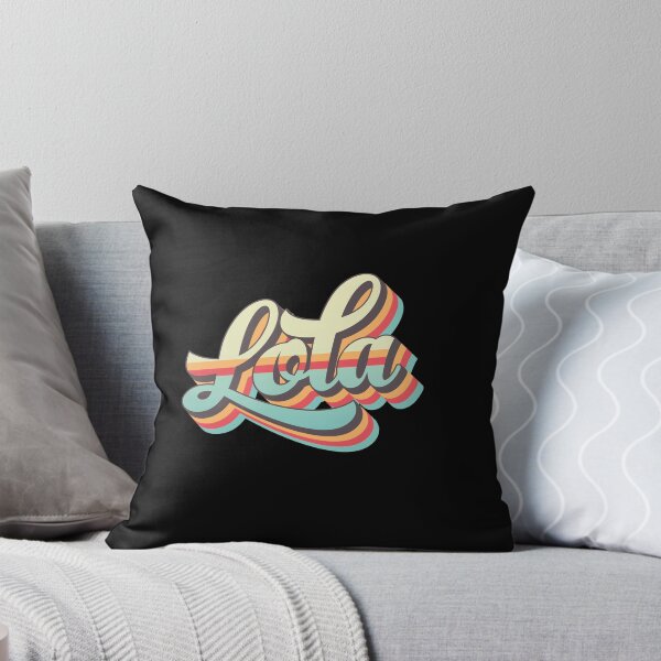 Item preview, Lola name - cool 70s retro font surf style design designed and sold by NameTheory.