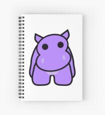Crumple the Grumpy Hippo Spiral Notebook
