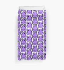 Crumple the Grumpy Hippo Duvet Cover