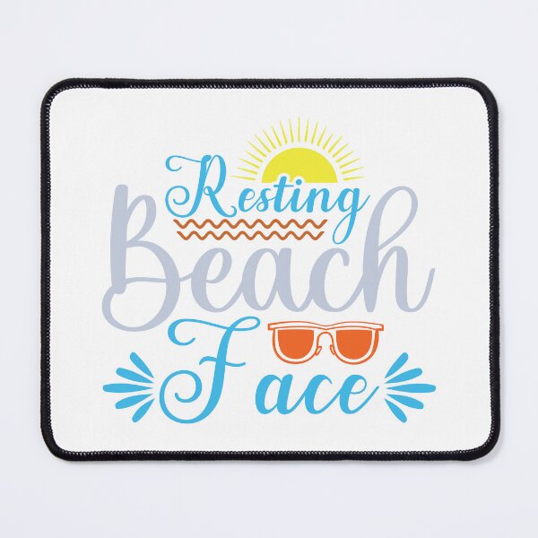 Item preview, Resting beach face designed and sold by softseller.