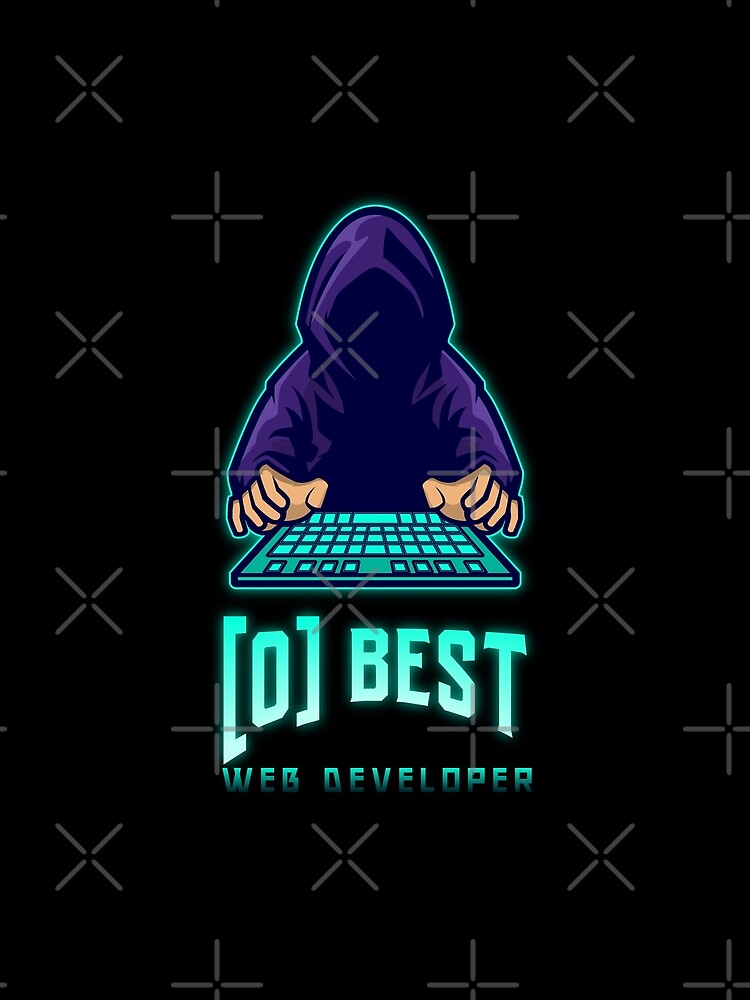 Thumbnail 3 of 3, Scarf, [0] Best Web Developer - Web Development Coder Design designed and sold by Shirtlify.