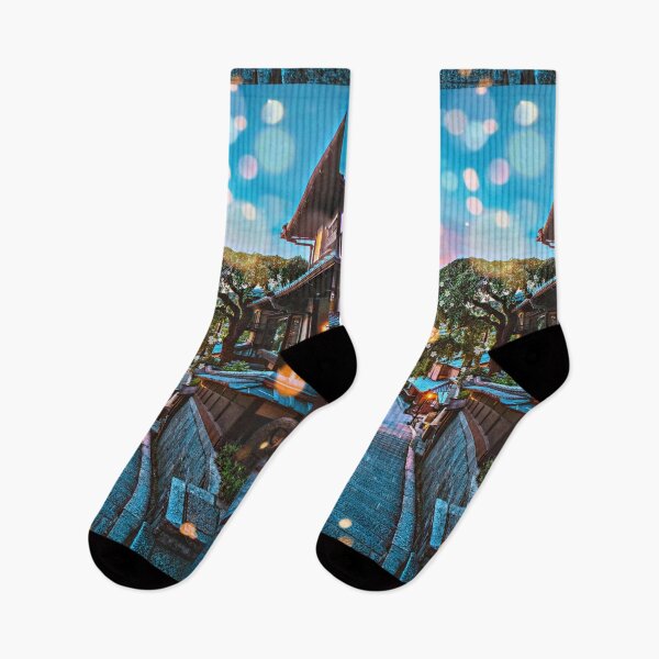 Item preview, Scenic Romantic Kyoto Ninenzaka Sannenzaka Higashiyama District atmospheric evening stroll through Japan's historic streets - Bokeh Light Leaks Artwork designed and sold by Cawaiico.