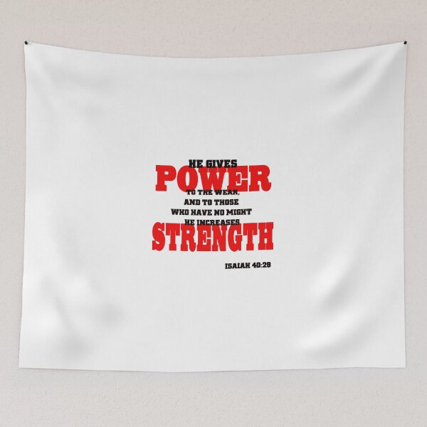 Item preview, HE GIVES  POWER TO THE WEAK designed and sold by godswordinc.