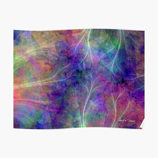 Feathers and Ferns Poster
