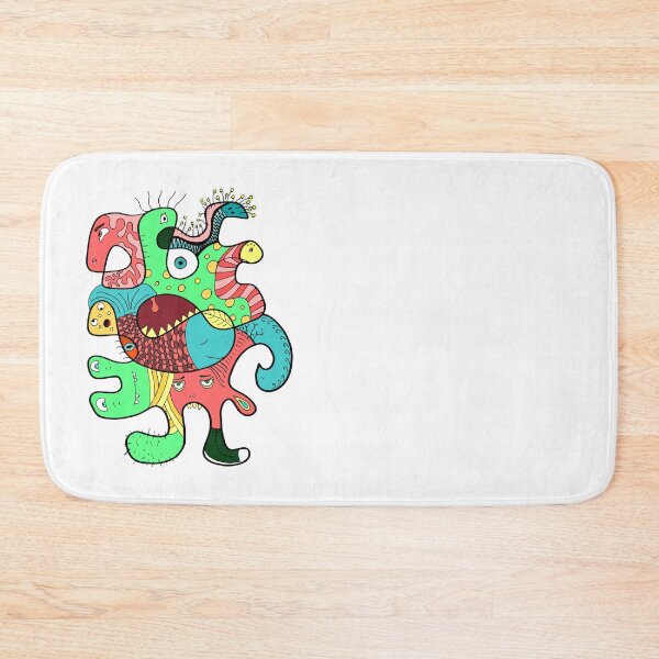 Item preview, Colorful monster doodle designed and sold by cibart.