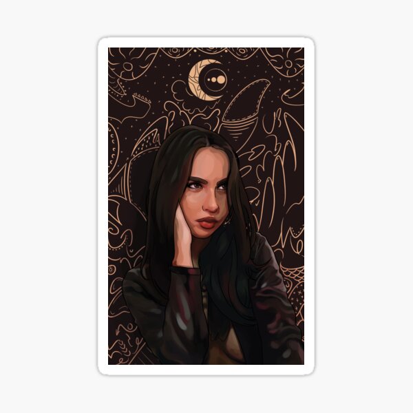 "golden moon" Sticker for Sale by SyrowDesign Redbubble