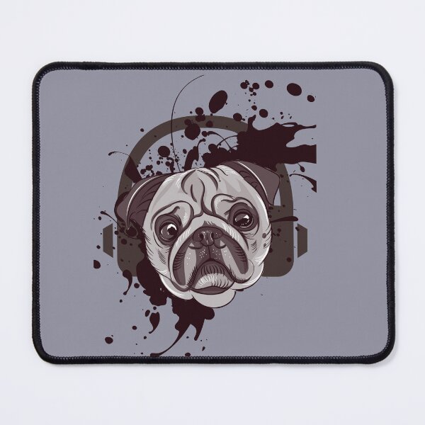 Item preview, Dog with headphones designed and sold by BronikowskiART.
