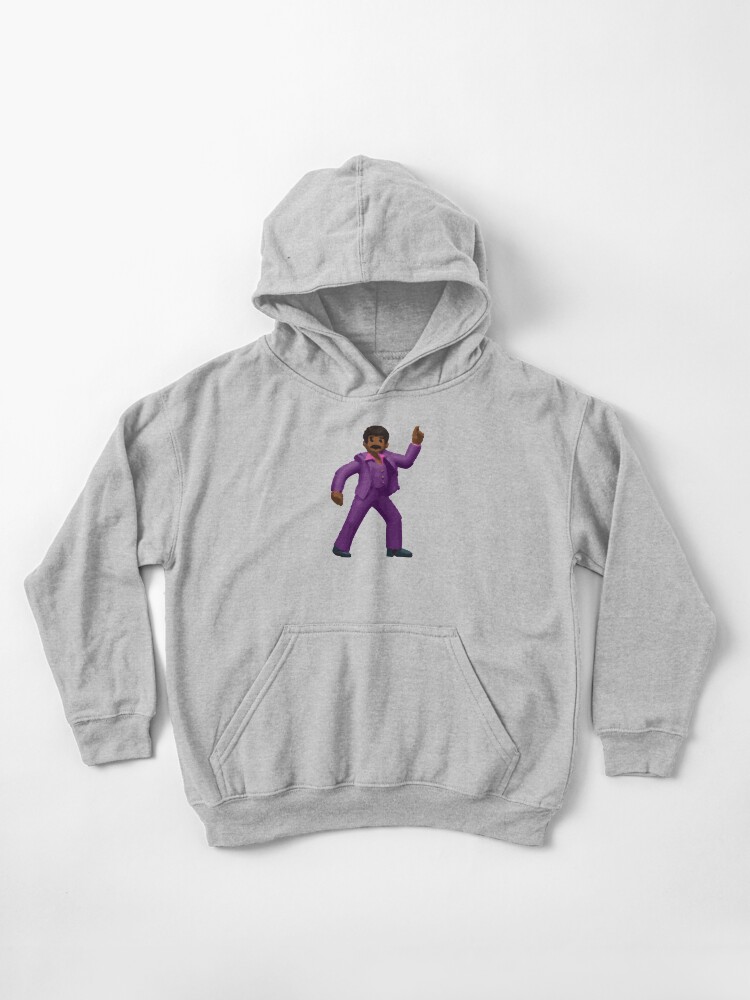 Emoji Dancing Man Kids Pullover Hoodie