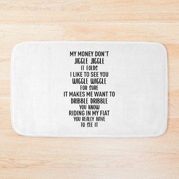 Item preview, Money Don't Jiggle Jiggle (Black) - Meme Trend (Version 2) designed and sold by FilipeFerreira.